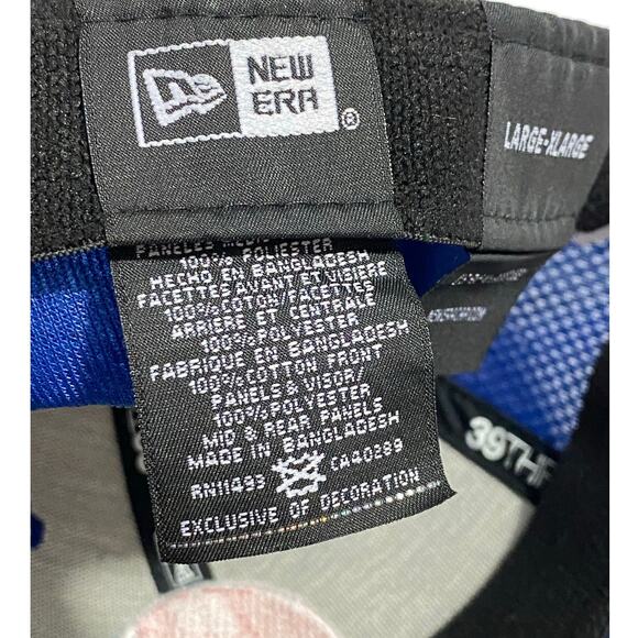 Pepsi Hat Cap Large / XL Mesh Back New Era 3930 Blue and White - Picture 6 of 8